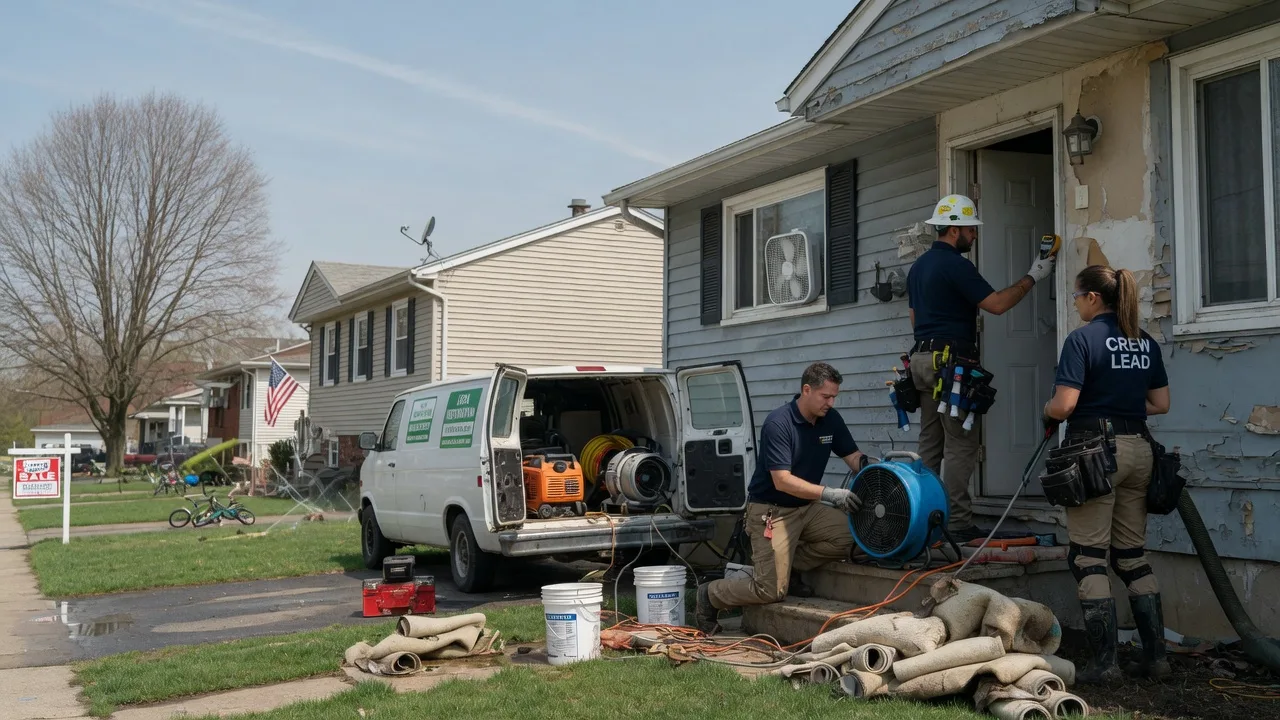 Flood Cleanup in Rush Center, KS near me
