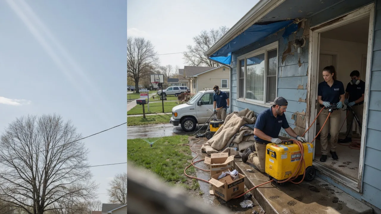 Basement Flood Cleanup in Rush Center, KS near me